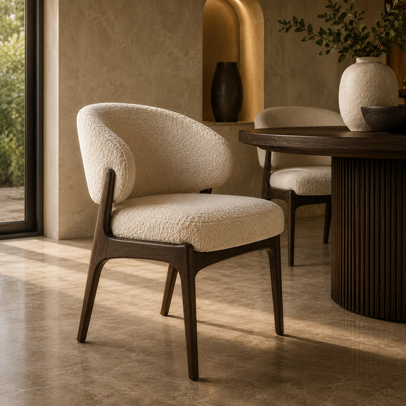 Boucle Dining Chairs