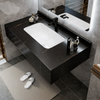 LUNARO Contemporary Sintered Stone Bathroom Vanity Top