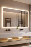 LORIN Contemporary Glass Bathroom Mirror