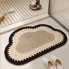 VELORA Contemporary Fabric Bath Mat