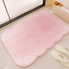 ALVORA Korean Minimalistic Boucle Bath Mat