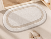 LUMORA Scandinavian Fabric Bath Mat