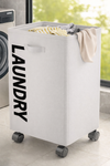 LORIEN Scandinavian Fabric Laundry Basket