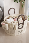 MEROVA Korean Minimalistic Fabric Laundry Basket