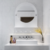 LAVORE Contemporary Glass Bathroom Mirror