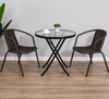 MIREVA Contemporary Glass Dining Table