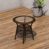 VALORA Contemporary Rattan Coffee Table