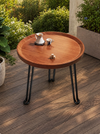NORVA Scandinavian Wooden Side Table