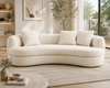 CREMO Scandinavian Boucle Sofa