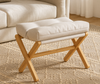 NOVEN Scandinavian Wooden Stool