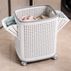 NORVEXA Japandi Plastic Laundry Basket