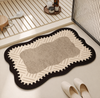 VELORA Contemporary Fabric Bath Mat