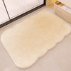 ALVORA Korean Minimalistic Boucle Bath Mat