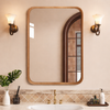 ALMORA Wabi Sabi Wooden Bathroom Mirror