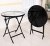 MIREVA Contemporary Glass Dining Table
