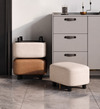 NORVA Contemporary Leather Stool