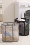 LUMORA Japandi Fabric Laundry Basket
