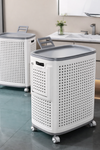 NORVEXA Japandi Plastic Laundry Basket