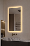 LORIN Contemporary Glass Bathroom Mirror