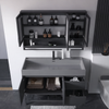 NIVORA Contemporary Wooden Bathroom Vanity