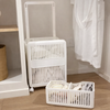 VARENO Contemporary Fabric Laundry Hamper
