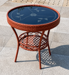SELORA Contemporary Glass Coffee Table