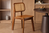 FERINO Contemporary Leather Dining Chair