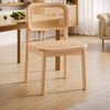FERINO Contemporary Leather Dining Chair