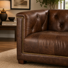 SAVOY Modern Leather Sofa