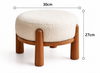 LUMIO Scandinavian Wooden Stool