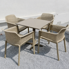 CARVO Contemporary Metal Dining Set