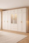 ELVANO Contemporary Wooden Wardrobe