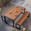 NORVEX Contemporary Wooden Outdoor Dining Set