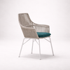 NOREL Scandinavian Metal Armchair
