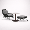 NOREL Scandinavian Metal Armchair