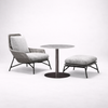 NOREL Scandinavian Metal Armchair