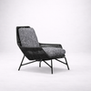 NOREL Scandinavian Metal Armchair