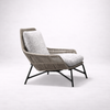 NOREL Scandinavian Metal Armchair