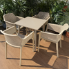 CARVO Contemporary Metal Dining Set