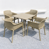 CARVO Contemporary Metal Dining Set