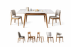 NORVEX Modern Extendable Dining Table