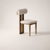 ARVENA Eclectic Fabric Dining Chair