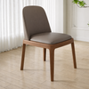 VALORA Scandinavian Leather Dining Chair