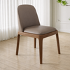 VALORA Scandinavian Leather Dining Chair