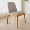 VALORA Scandinavian Leather Dining Chair