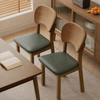 CALEN Scandinavian Leather Dining Chair