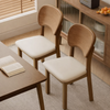 CALEN Scandinavian Leather Dining Chair