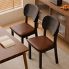 CALEN Scandinavian Leather Dining Chair