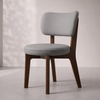 ELMIO Scandinavian Fabric Dining Chair