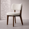 ELMIO Scandinavian Fabric Dining Chair